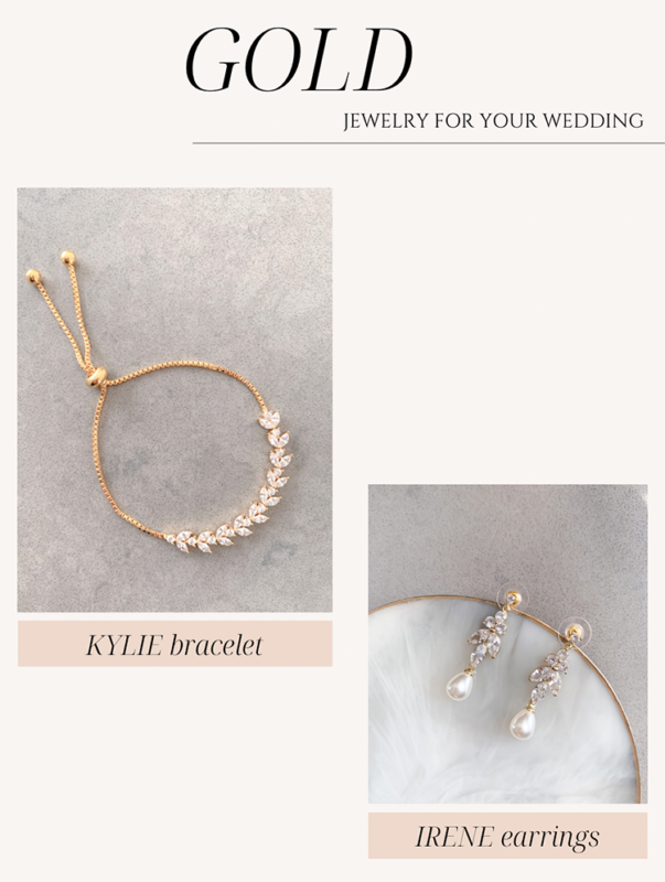 KYLIE - Crystal Adjustable Bracelet | Wild Laurel Bridal Accessories
